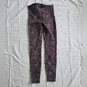 Lululemon Athletica S Invigorate high rise tights Multicolor Patterned Leggings
